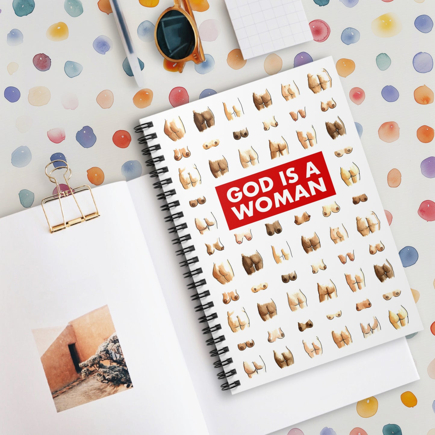 GOD IS A WOMAN - Ruled Notebook
